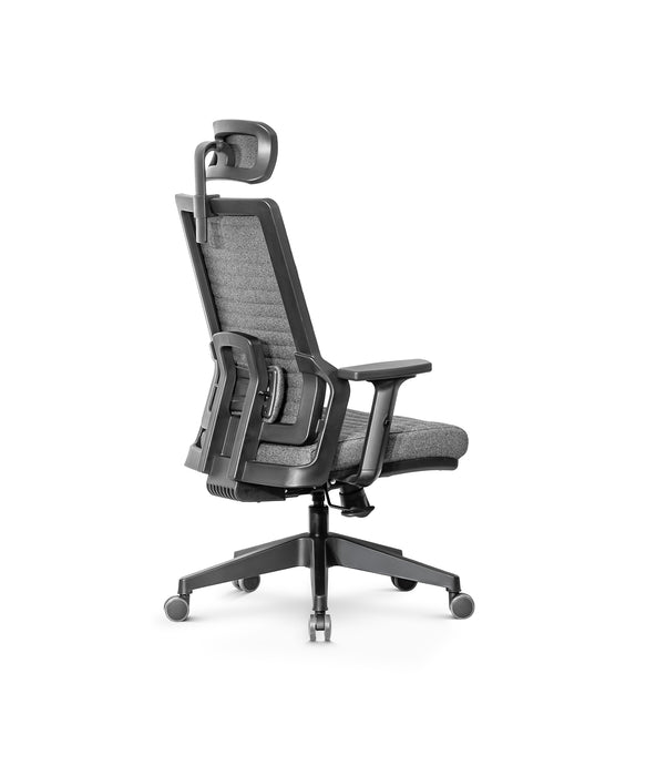 Tremezzo multifunkciós szövet irodai forgószék, állítható deréktámasz, 2D kartámasz, emelhető és dönthető fejtámla, multiblokk mechanika