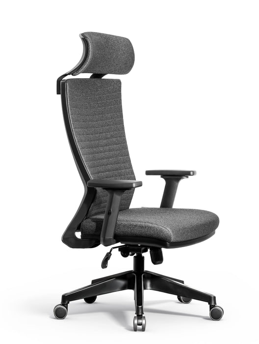 Trento ergonomikus irodai forgószék deréktámasszal, extra fejtámasszal, szövet