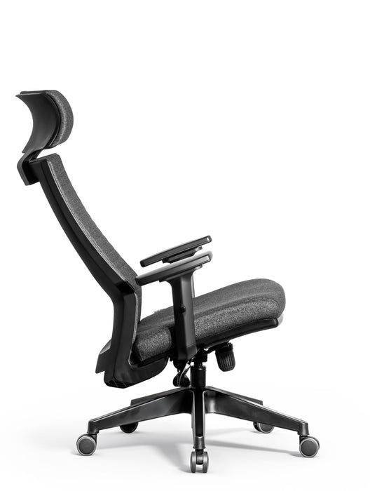 Trento ergonomikus irodai forgószék deréktámasszal, extra fejtámasszal, szövet