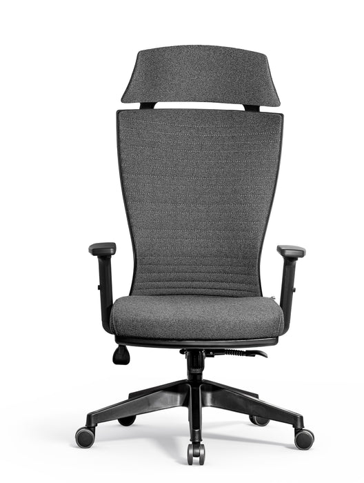 Trento ergonomikus irodai forgószék deréktámasszal, extra fejtámasszal, szövet