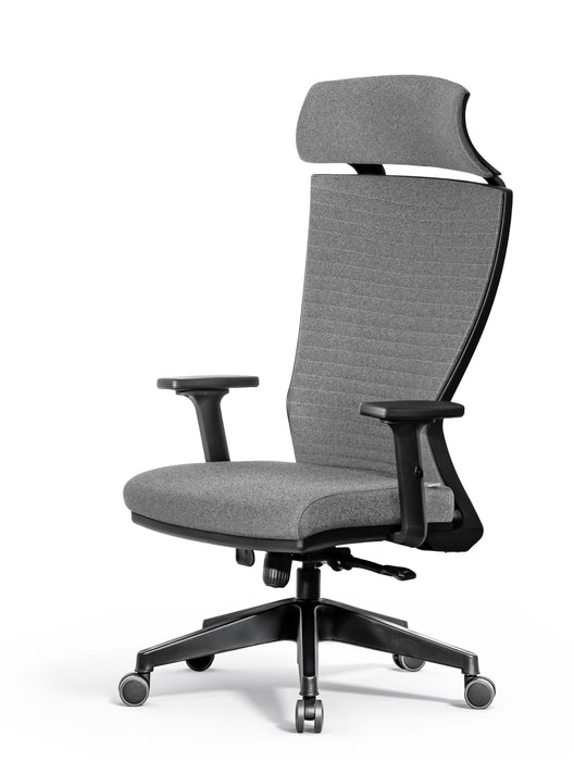 Trento ergonomikus irodai forgószék deréktámasszal, extra fejtámasszal, szövet