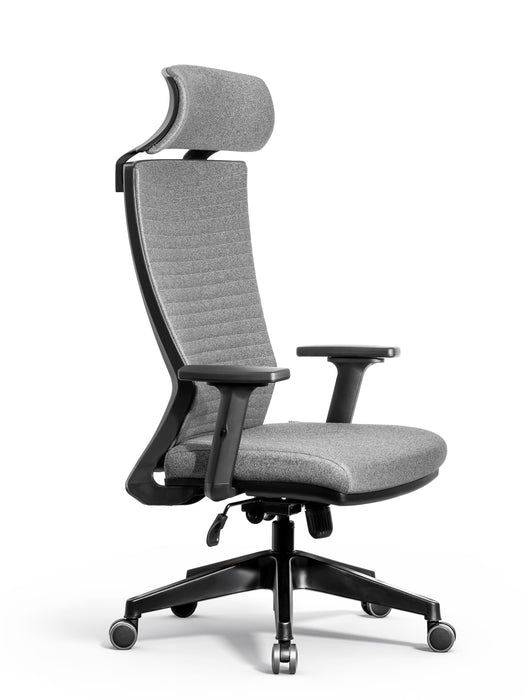 Trento ergonomikus irodai forgószék deréktámasszal, extra fejtámasszal, szövet