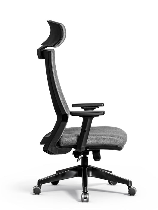 Trento ergonomikus irodai forgószék deréktámasszal, extra fejtámasszal, szövet