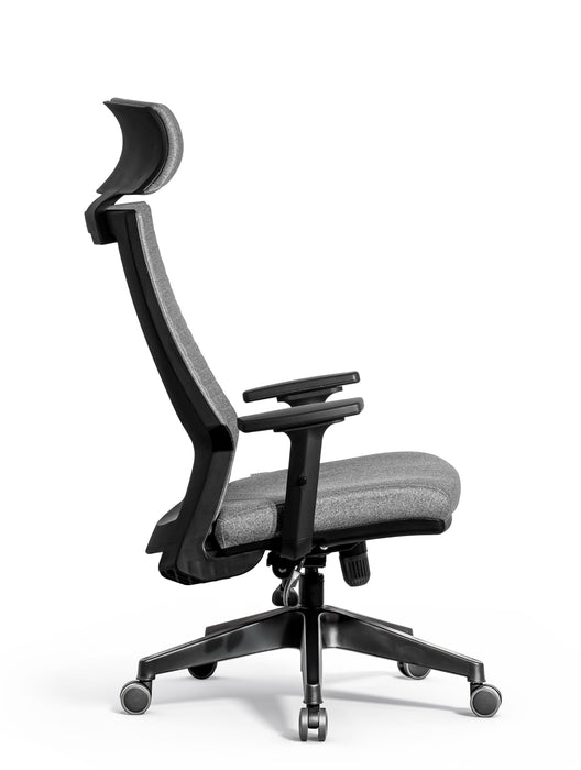 Trento ergonomikus irodai forgószék deréktámasszal, extra fejtámasszal, szövet