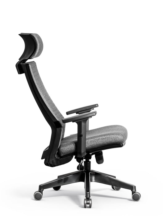 Trento ergonomikus irodai forgószék deréktámasszal, extra fejtámasszal, szövet