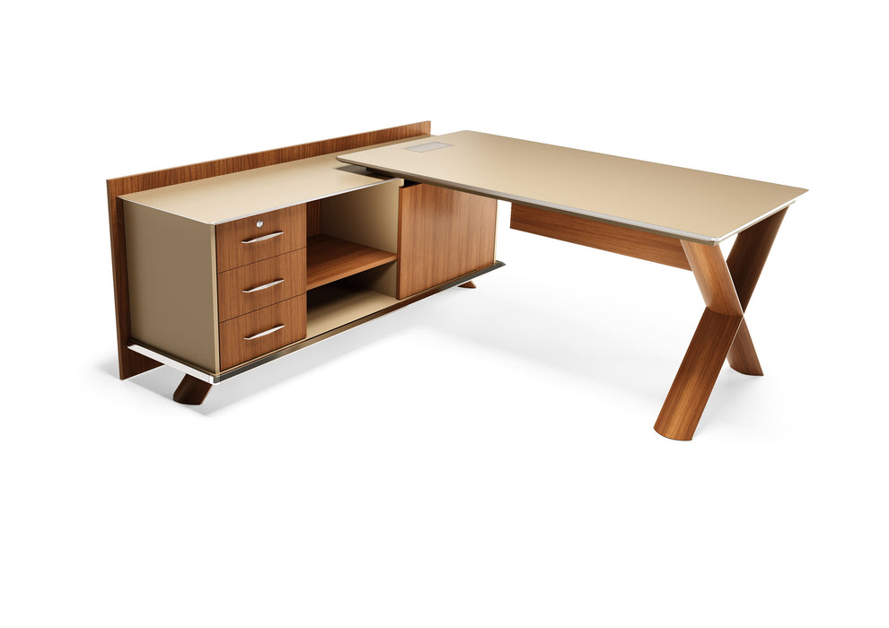 Wieno L-alakú vezetői irodabútor szett