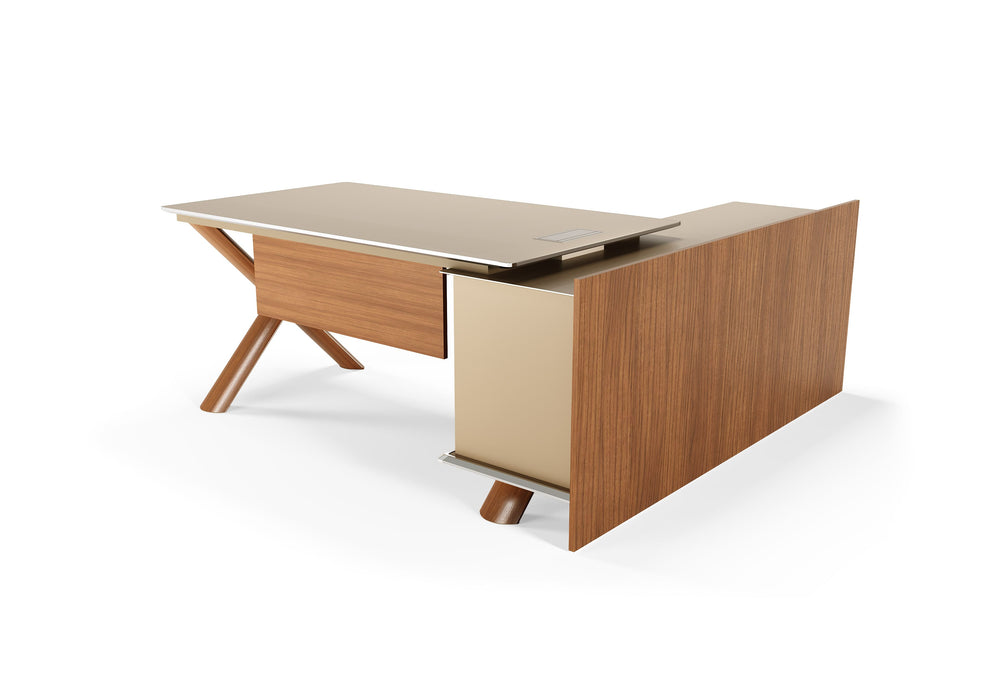 Wieno L-alakú vezetői irodabútor szett