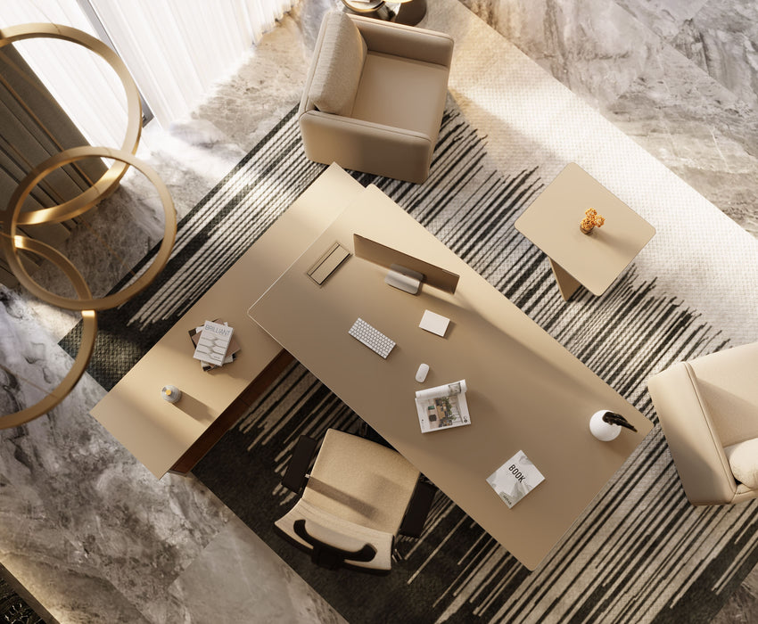 Wieno L-alakú vezetői irodabútor szett