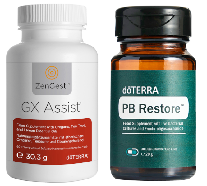 dōTERRA Tisztító és megújító csomag – GX Assist + PB Restore