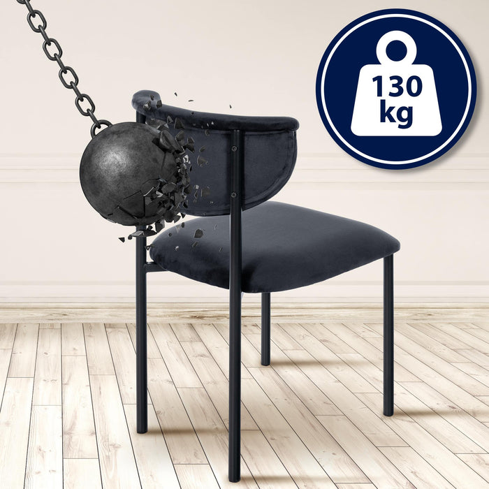 Gambell – Bársony Tárgyalószék Minimalista Fémvázzal