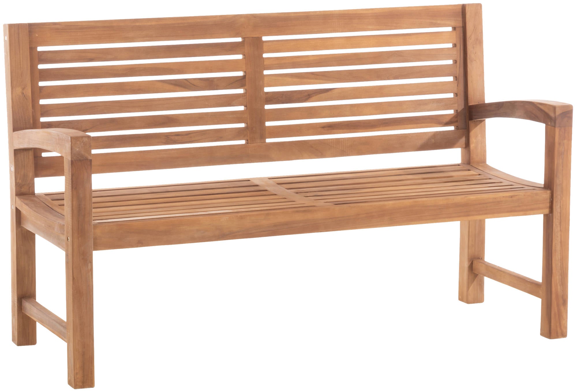 Halden kerti pad tömör teakfából, 120–240 cm – Deluzzo