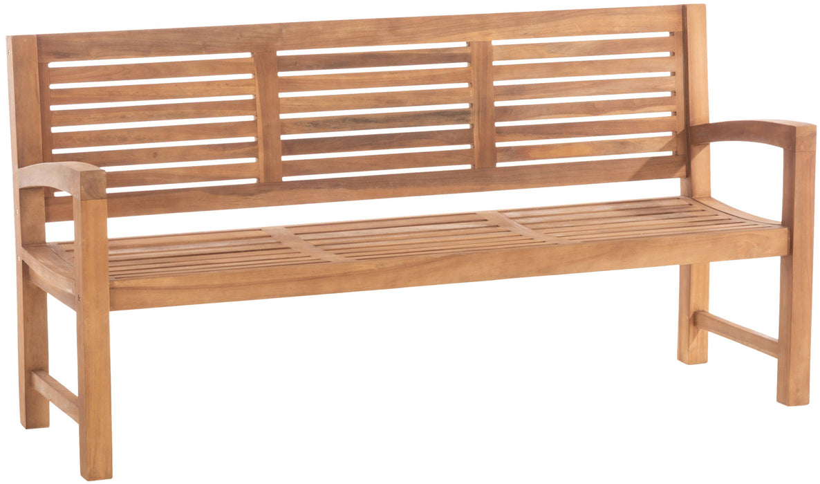Halden kerti pad tömör teakfából, 120–240 cm – Deluzzo