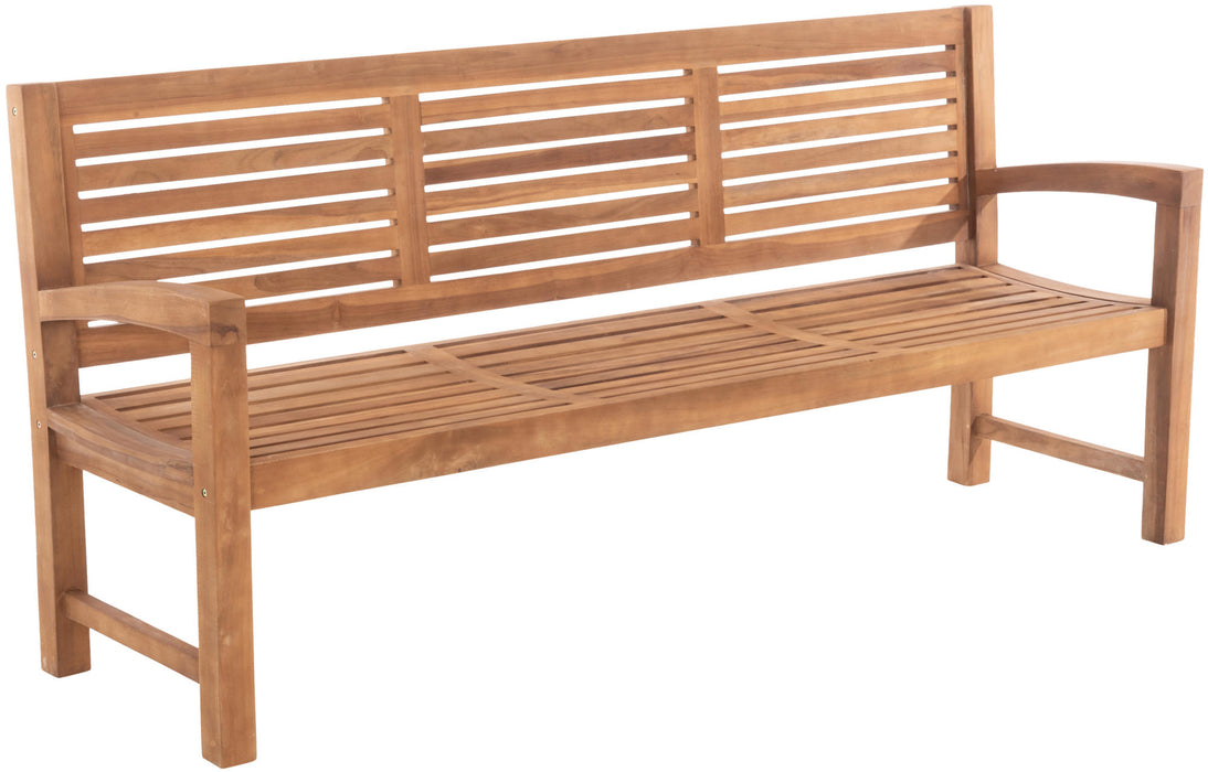 Halden kerti pad tömör teakfából, 120–240 cm – Deluzzo