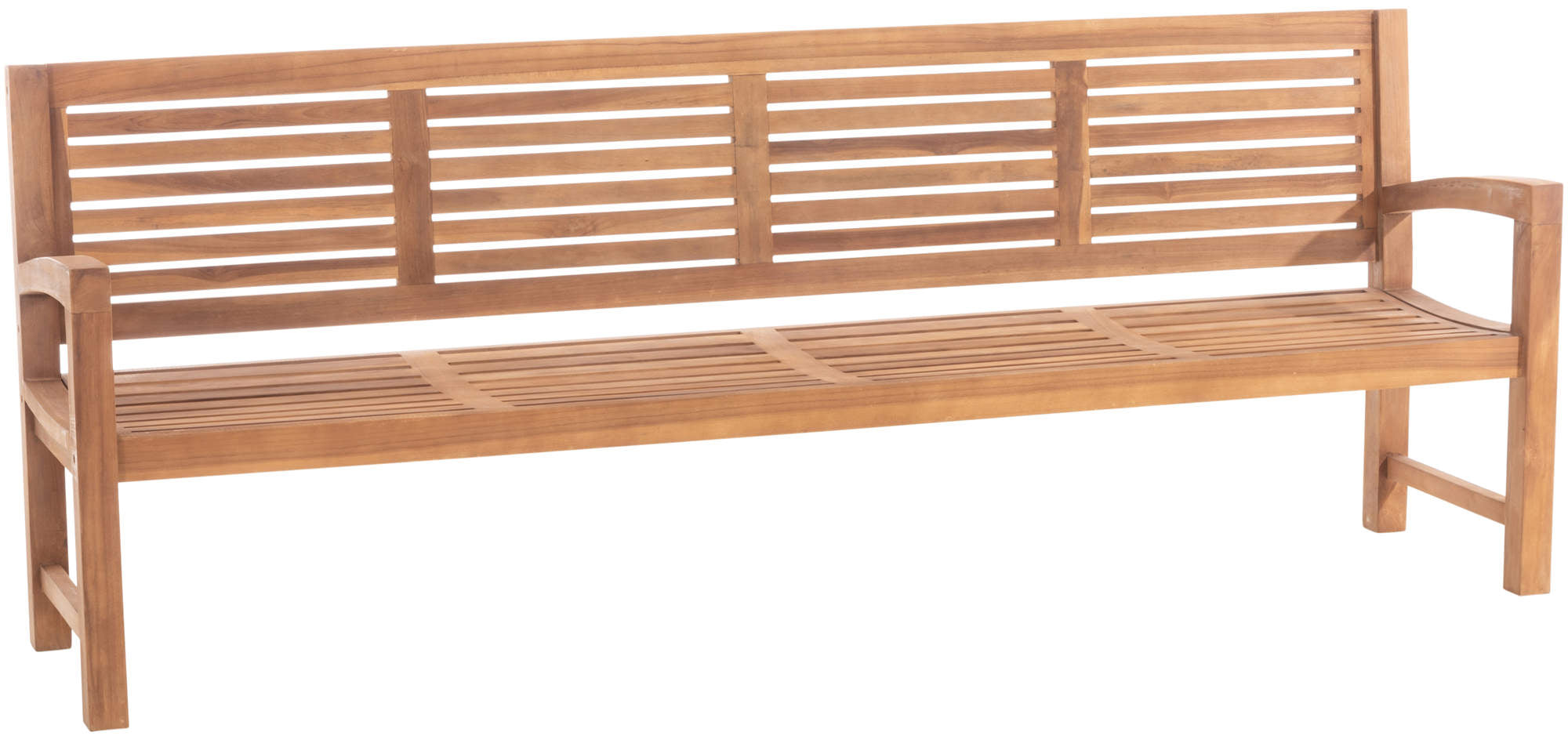 Halden kerti pad tömör teakfából, 120–240 cm – Deluzzo