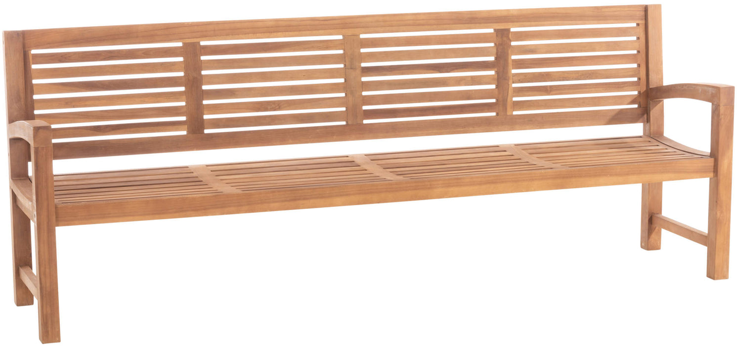 Halden kerti pad tömör teakfából, 120–240 cm – Deluzzo