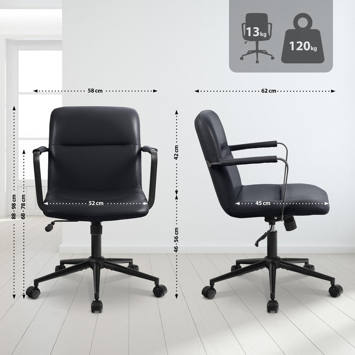 Hilda Executive – Valódi Bőr Irodai Forgószék