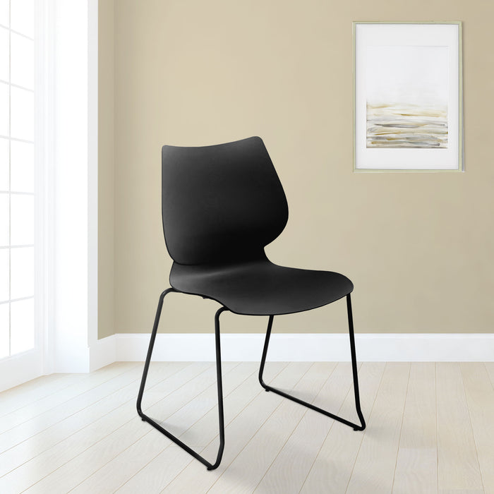 Houma Sleek – Ergonomikus Rakásolható Szánkótalpas szék