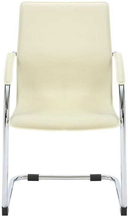 Noeleen szánkótalpas műbőr tárgyaló szék