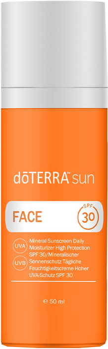 dōTERRA sun ásványi fényvédő hidratálókrém arcra 50 ml