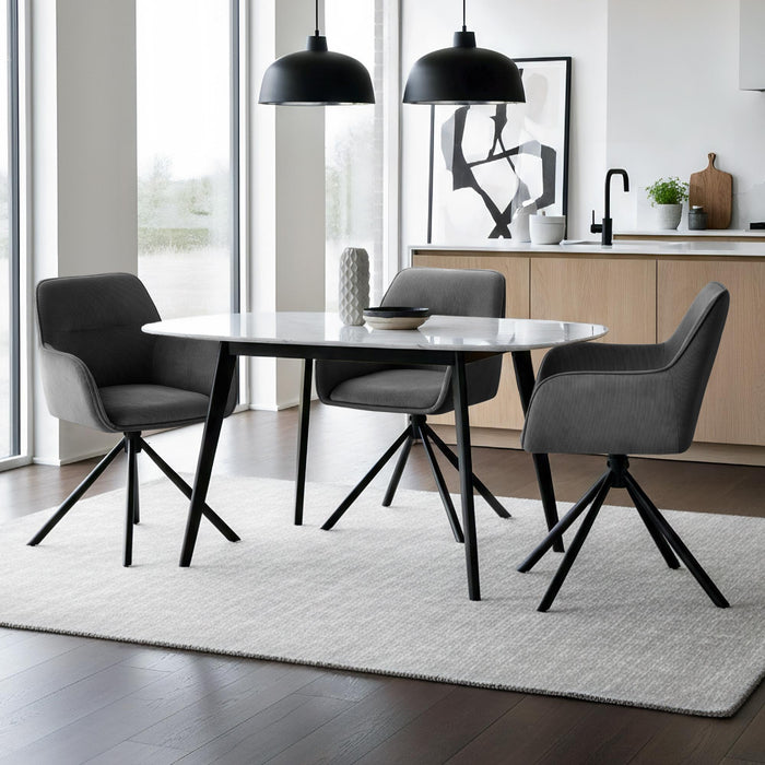 Tipton – Prémium Kordbársony szék Skandináv Design lábbal