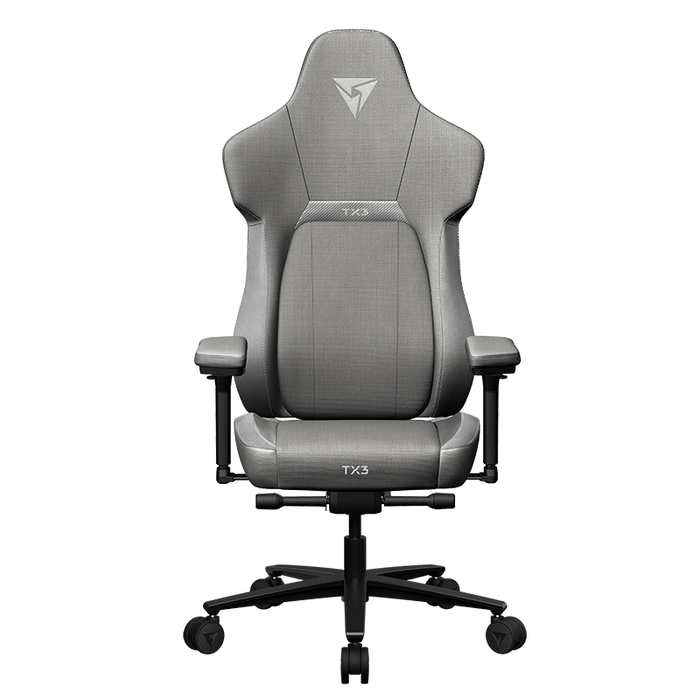 Gamer szék ThunderX3 CORE-Loft, szürke – oldalnézet