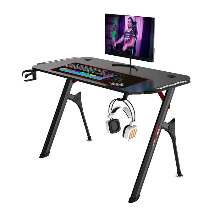 xDrive Toprak RGB LED gamer asztal