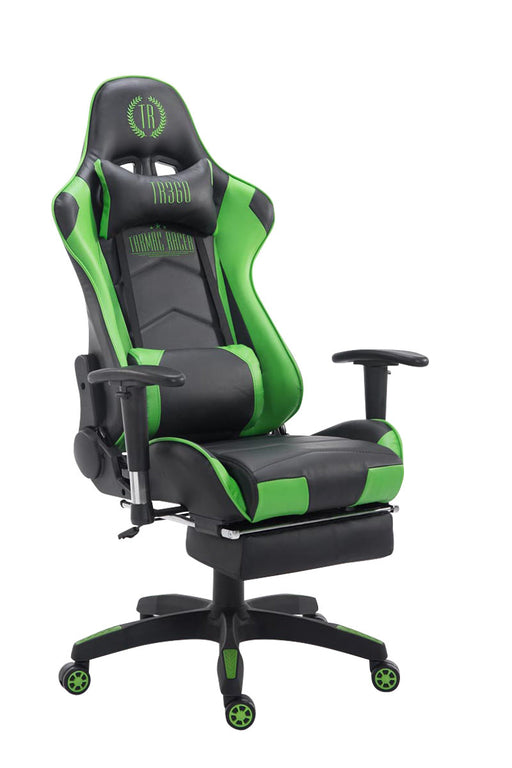 Turbo gamer szék lábtartóval