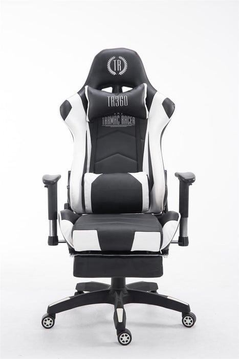 Turbo gamer szék lábtartóval