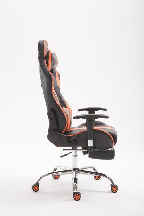 Limit V2 műbőr gamer szék lábtartóval
