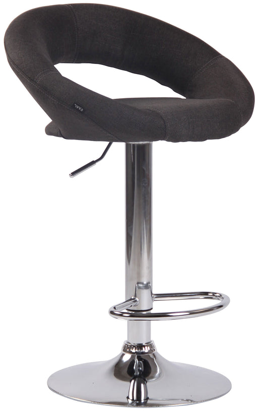 Sötétszürke szövet bárszék