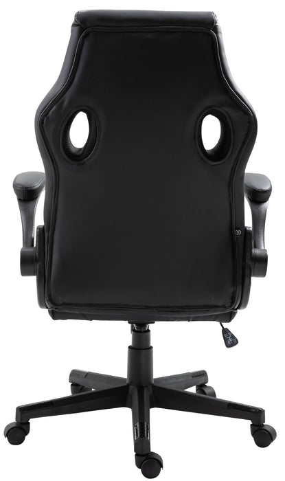Omis műbőr gamer szék, fekete
