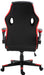 Omis műbőr gamer szék, piros
