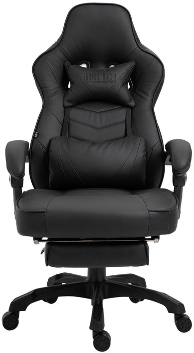 Tilos műbőr gamer szék, fekete