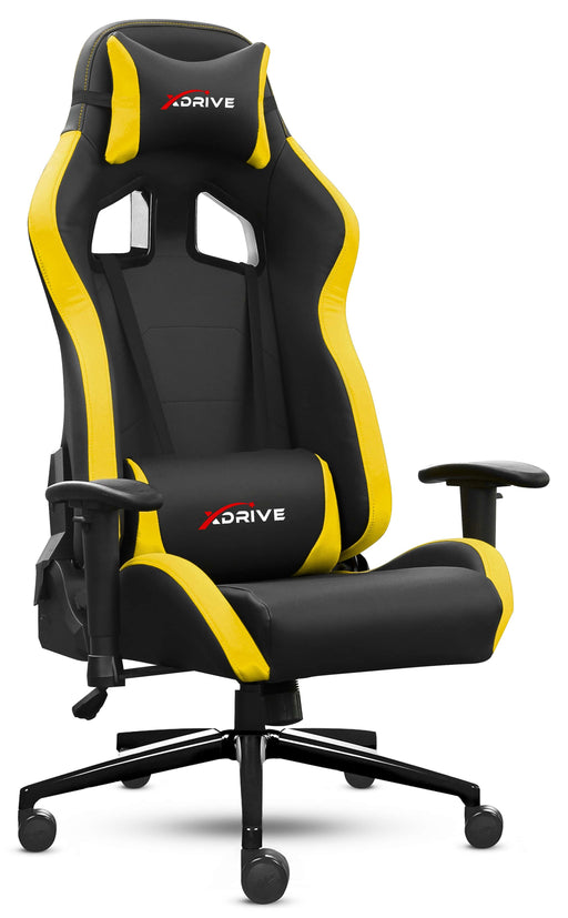 15LI Player sárga gamer szék - 150 Kg nagy teherbírású erősített váz, prémium szivacs és kárpit - nyak- és derékpárnával, azonnal raktárról átvételre kész - gyors ingyenes szállítással - bemutatóteremben kiállított modell, megtekinthető, kipróbálható - ergonomikus kialakítás - legjobb, kiváló minőség - extra erősített fém váz - Jobb minőségű, tartós, prémium beépített szivacs - ingyenes szaktanács az új széked kiválasztásához - elérhető ügyfélszolgálat - megbízható áruház - legjobb ár érték arány