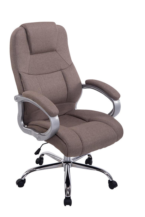 BIG_Apoll_taupe_szovet_irodai _forgoszek_150 kg-ig_krom_csillagtalp_Deluzzo