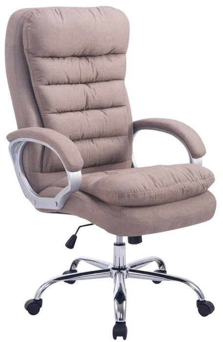 BIG_Vancouver_extranagy_teherbirasu_fonoki_szek_taupe_szovet_200_kg-ig_krom_csillagtalp_Deluzzo