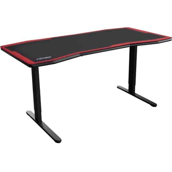 Nitro Concepts D16M Gamer asztal, 160 x 80 cm, Carbon Red,