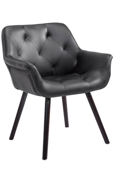 Cassidy_parnazott_steppelt_fekete_mubor_szek_fekete_fa_labbal_Deluzzo