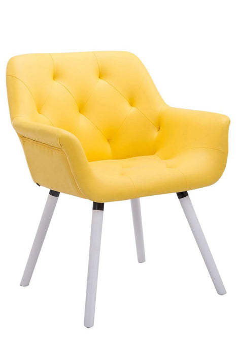 Cassidy_parnazott_steppelt_sarga_mubor_szek_feher_fa_labbal_Deluzzo