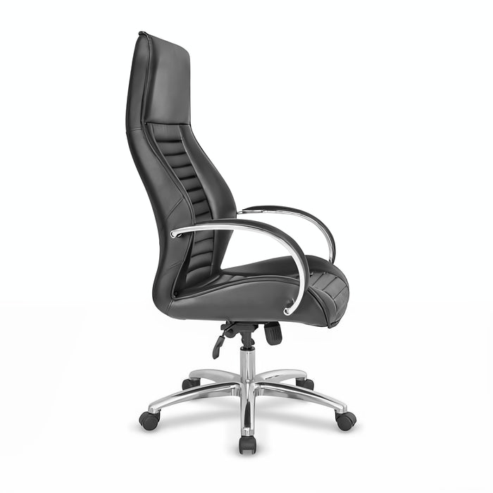 Azzone magas háttámlás műbőr irodai vezetői szék, 200 Kg-ig