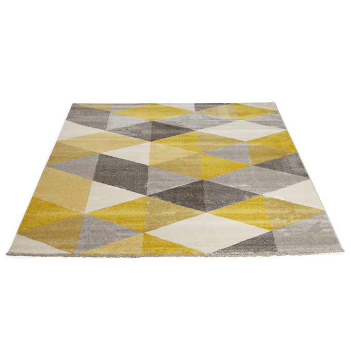 Muoto sárga-szürke szőnyeg (160x230 cm)