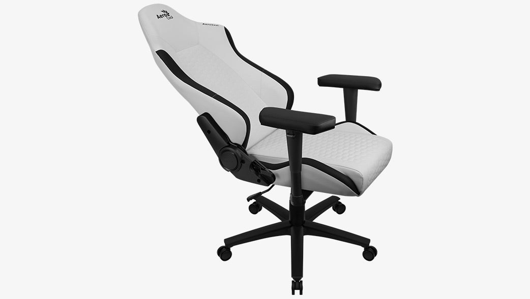 Gamer szék Aerocool CROWN Leatherette Moonstone White Fehér