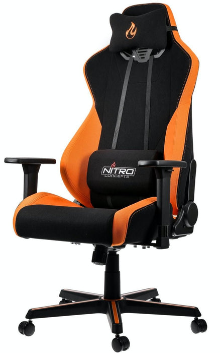 Nitro Concepts S300 szövet gamer szék, narancs