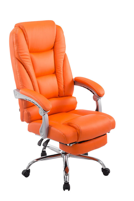 Pacific_narancs_mubor_fonoki_forgoszek_XL_ulesmeret_150kg_teherbiras_dontheto_hattamla_labtarto_krom_csillagtalp_Deluzzo