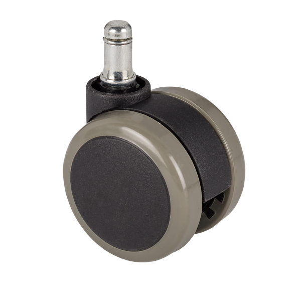 Padlo_gorgo_szett_irodai_szekhez_65 mm_szürke  / fekete_DELUZZO