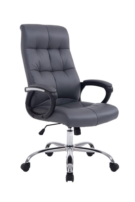 Poseidon_szurke_mubor_vezetoi_forgoszek_160kg_teherbirassal_krom_csillagtalp_Deluzzo