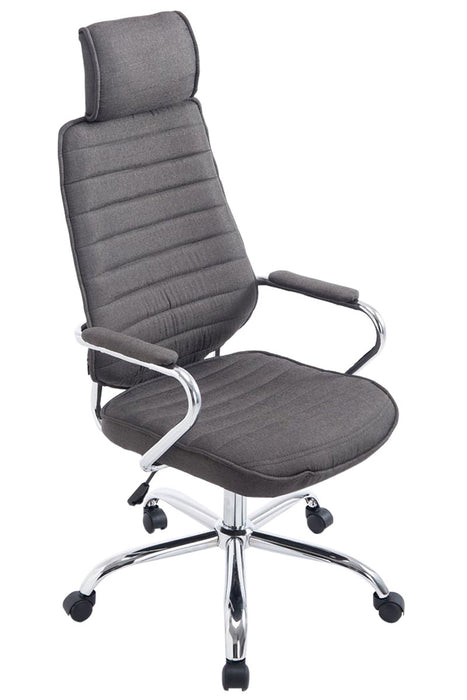 Rako_sotetszurke_szovet_irodai_forgoszek_krom_csillagtalp_Deluzzo