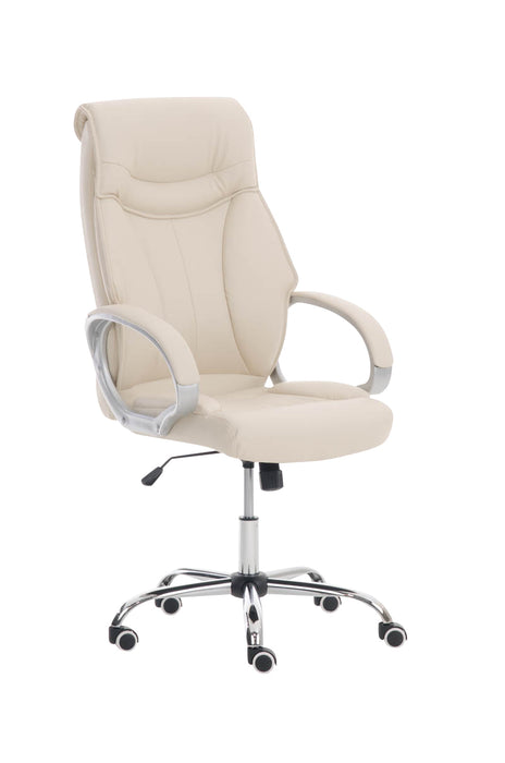 Torro_irodai_forgoszek_krem_mubor_karpit_króm csillagtalp_magas hattamlaval_150_kg-ig_Deluzzo