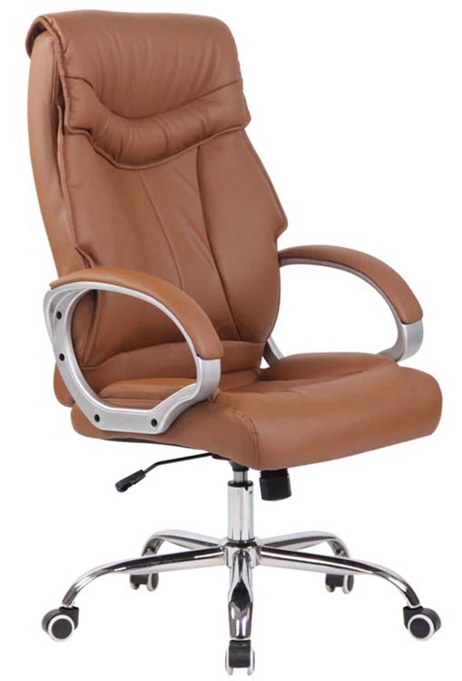 Torro_irodai_forgoszek_világosbarna_mubor_karpit_króm csillagtalp_magas hattamlaval_150_kg-ig_Deluzzo