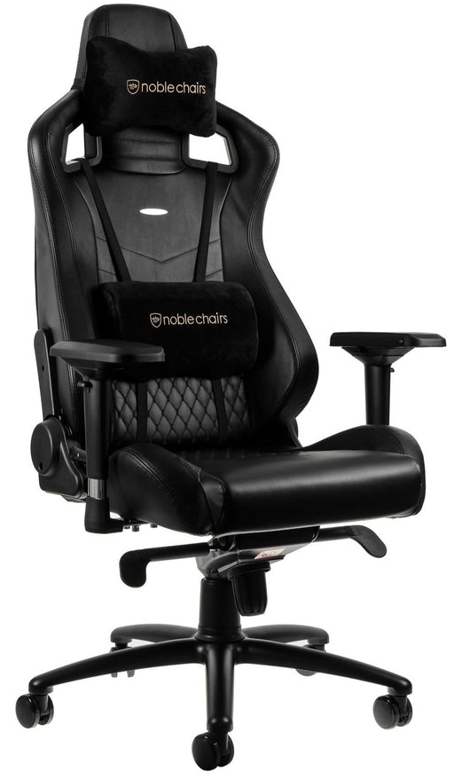 Noblechairs EPIC valódi bőr gamer szék, fekete